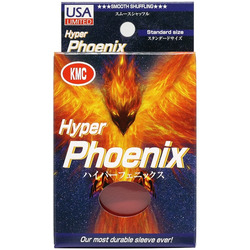 KMC Standard Card Sleeves Hyper Phoenix Matte Red (100)